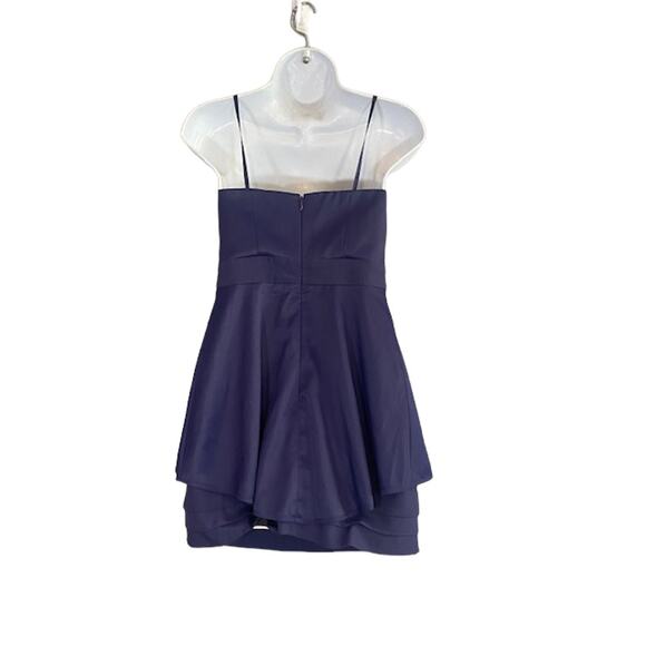 BCBGeneration Midnight Blue Strapless Formal Sweetheart Mini Dress Women Sz 2 - Picture 2 of 9